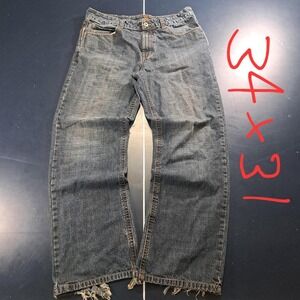 Brodie Men's Navy and Blue Jeans